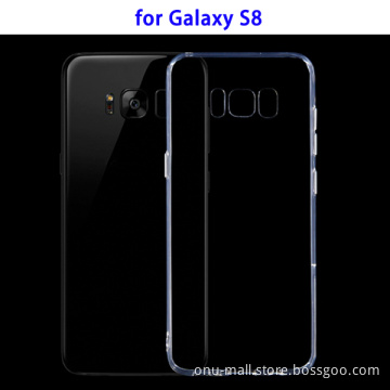New Products 0.75mm Ultra-thin Clear TPU Phone Cover Case for Samsung Galaxy S8